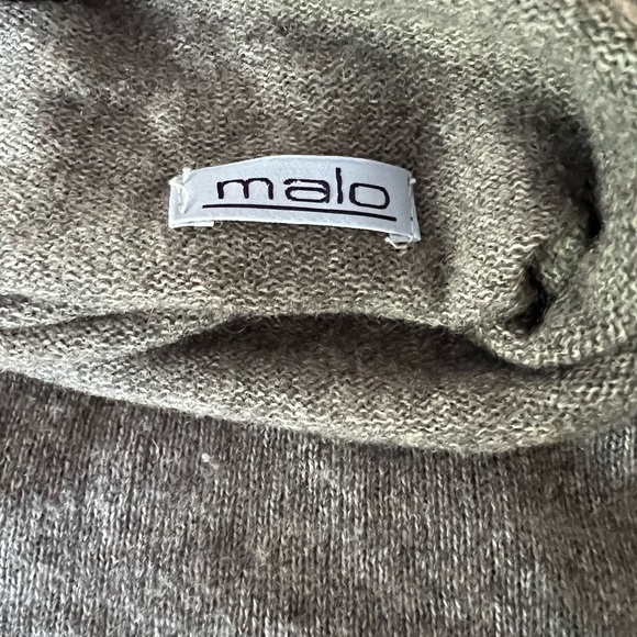 Malo Women’s Cashmere Blend Short Sleeve Mock Neck Sweater EUC - Picture 5 of 7